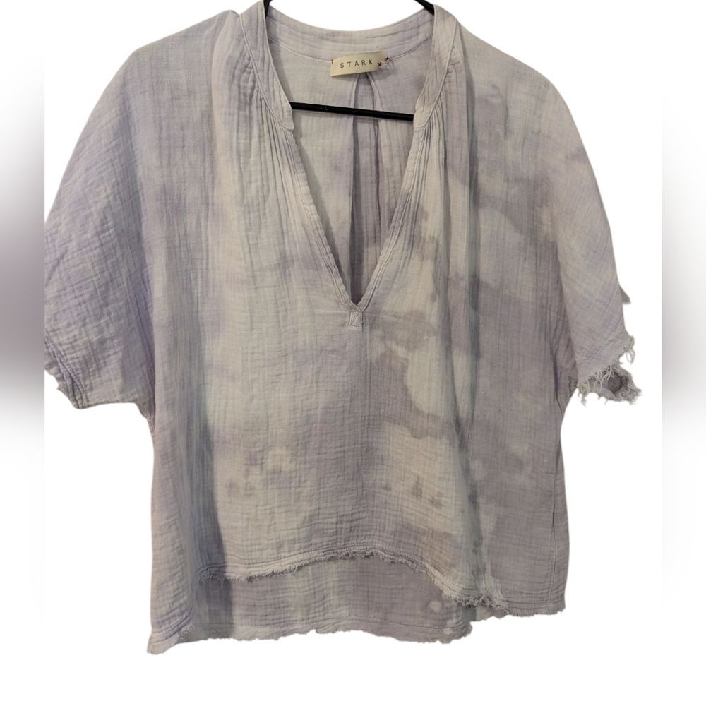 Stark X, Muslin Cotton Over Size Tunic,Tye Dye, Size s